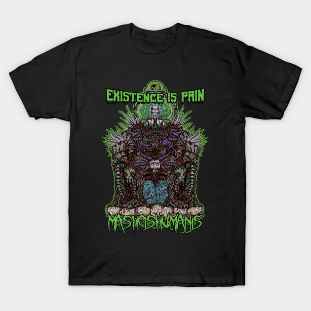 masticis humanis E.I.P. throne T-Shirt by Pages Ov Gore